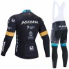 Completo Maglia ML + Pantaloncino con bretelle ML 2020 Astana Pro Team N002